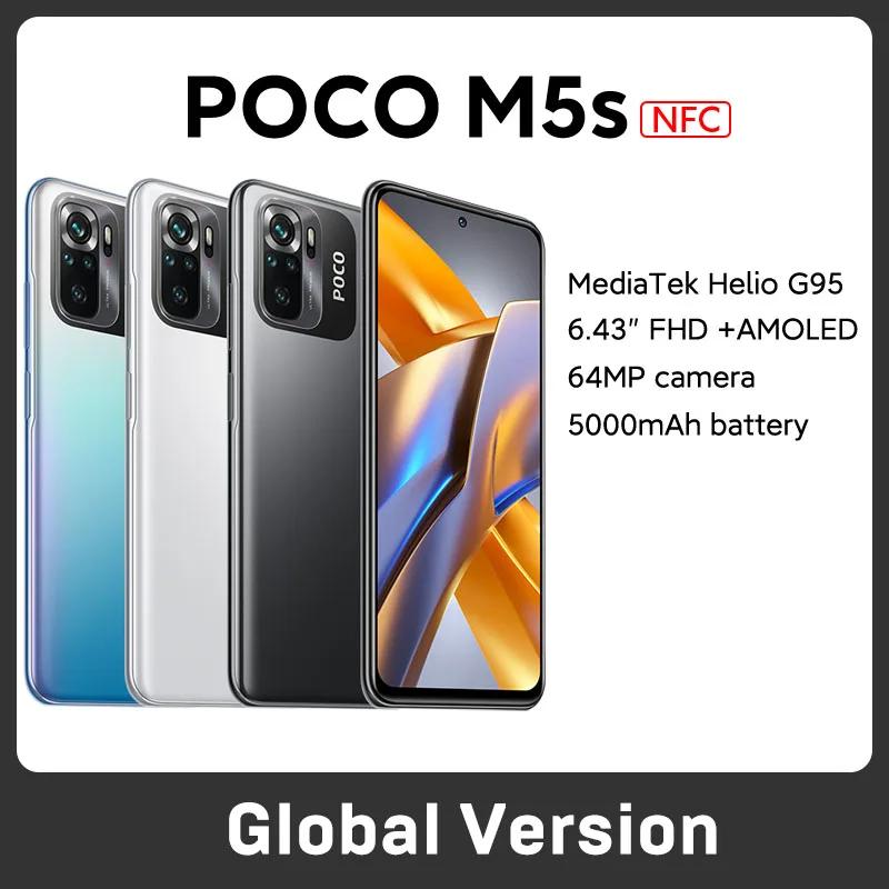 POCO M5s ۷ι , 64GB, 128GB, 256GB, MTK G95 Ÿ ھ, 64MP  ī޶, AMOLED ÷, 5000mAh, 33W NFC